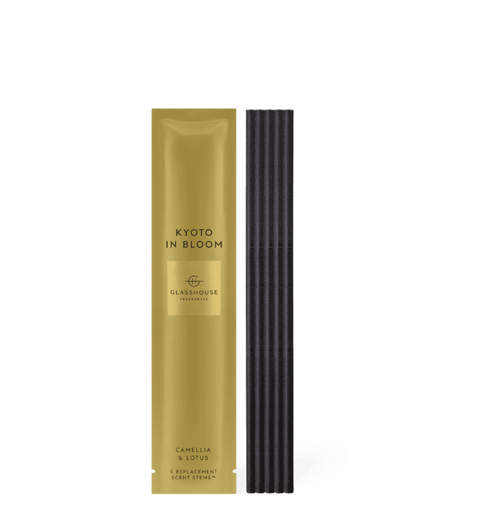 Glasshouse 5 Replacement Scent Stems - Kyoto In Bloom - Life Pharmacy Orewa