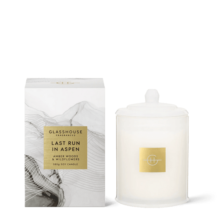 Glasshouse Last Run In Aspen Limited Edition 380G Candle - Life Pharmacy Orewa