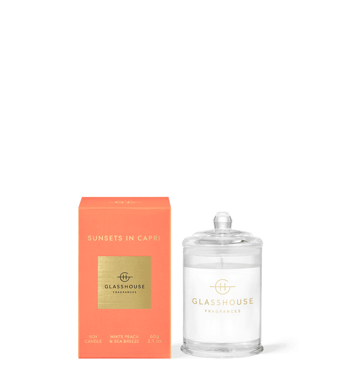 Glasshouse 60G Candle Sunsets In Capri - Life Pharmacy Orewa