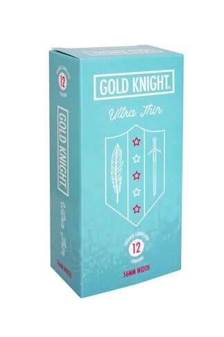 DS Gold Knight Ultra Thin 56mm Condoms 12pk - Life Pharmacy Orewa