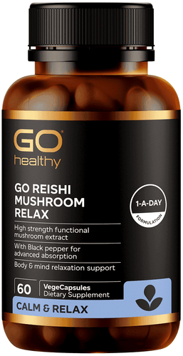 GO REISHI MUSHROOM RELAX 60 - Life Pharmacy Orewa