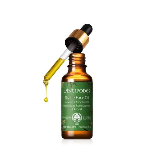 Antipodes Divine Face Oil Organic Avocado Oil & Rosehip 30ml - Life Pharmacy Orewa