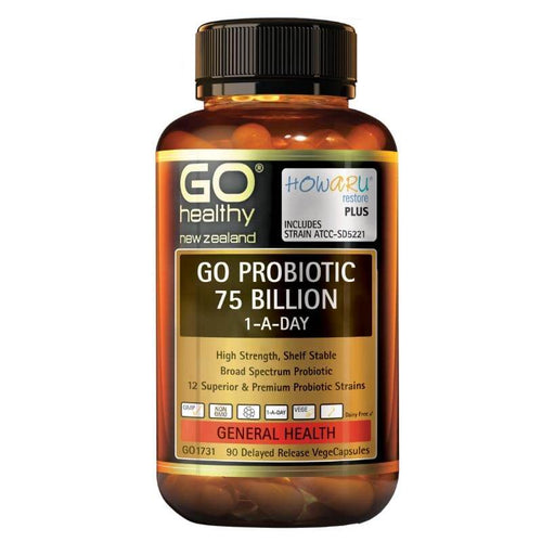 GO Probiotic 75 Billion 1-A-Day 90 Vcaps - Life Pharmacy Orewa