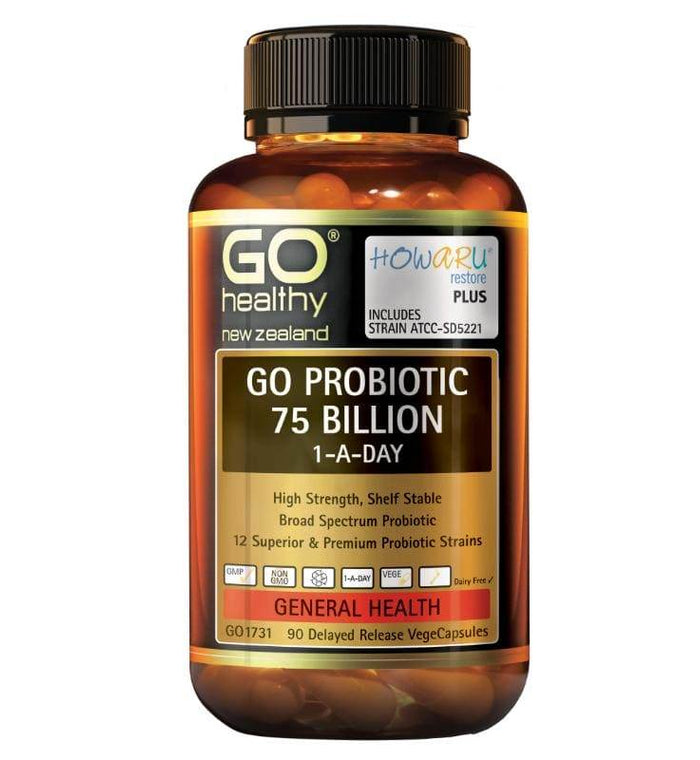 GO Probiotic 75 Billion 1-A-Day 90 Vcaps - Life Pharmacy Orewa