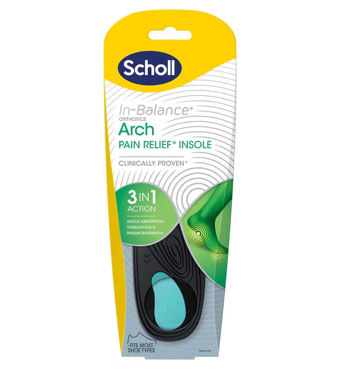 Scholl In-Balance Insole Ball of Foot and Arch - Medium