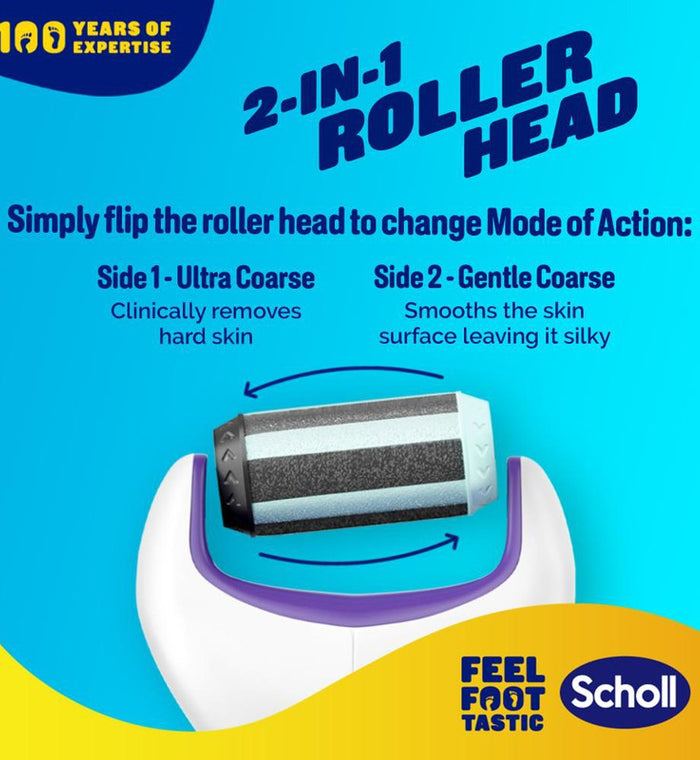 Scholl Expertcare Electric Foot File 2 in 1