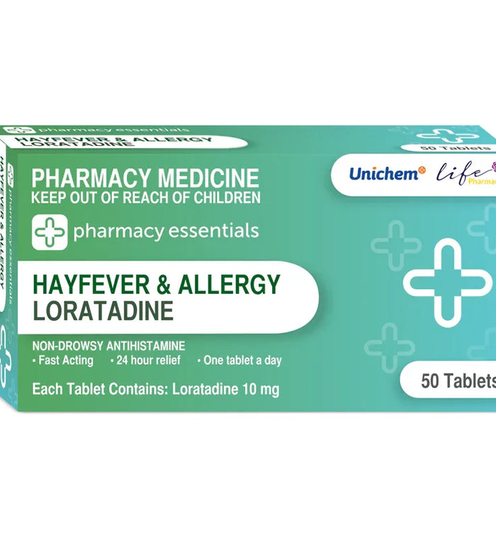 Pharmacy Essentials Loratadine 10mg Tablets 50pk