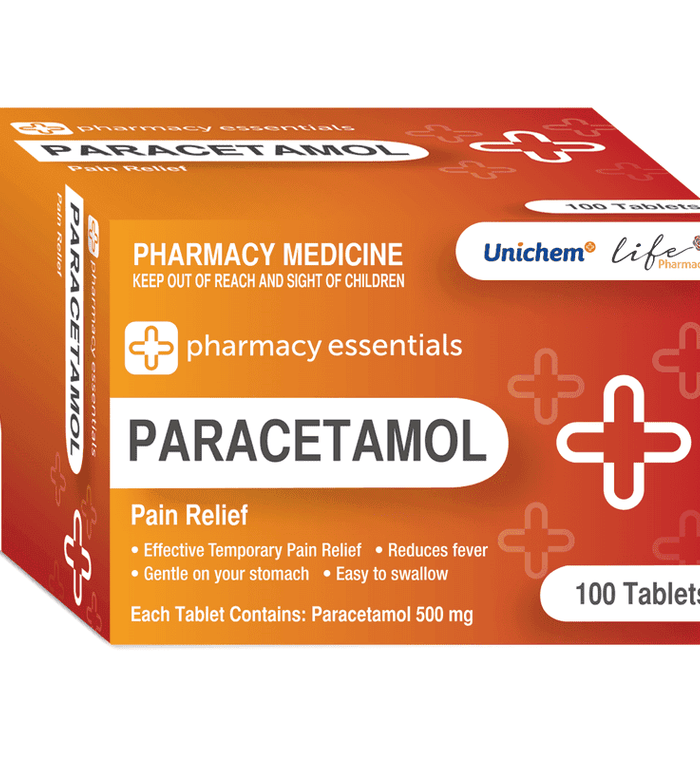 Paracetamol 500Mg 100 Tablets Pharmacy Essentials - Life Pharmacy Orewa