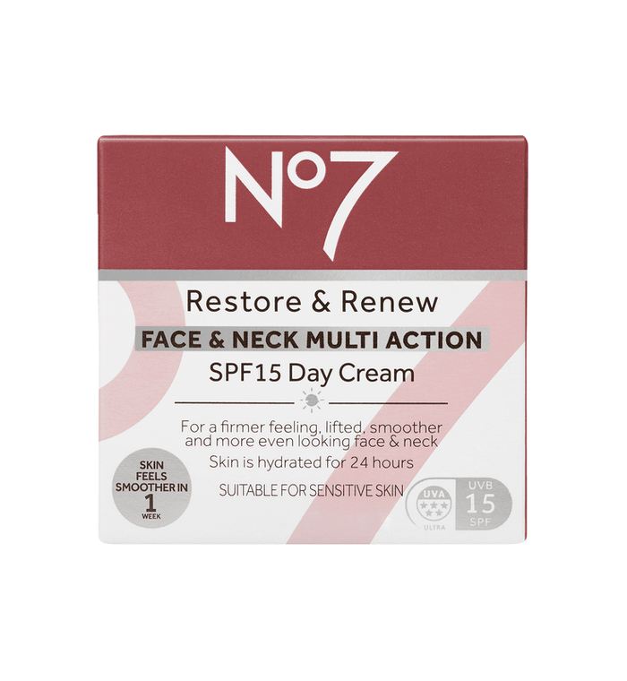 No7 Restore & Renew Face & Neck Multi Action Day Cream 50ml - Life Pharmacy Orewa
