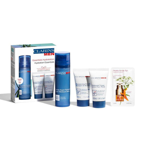 Clarins Mens Hydration Essentials Set 4 Piece by Life Pharmacy Orewa