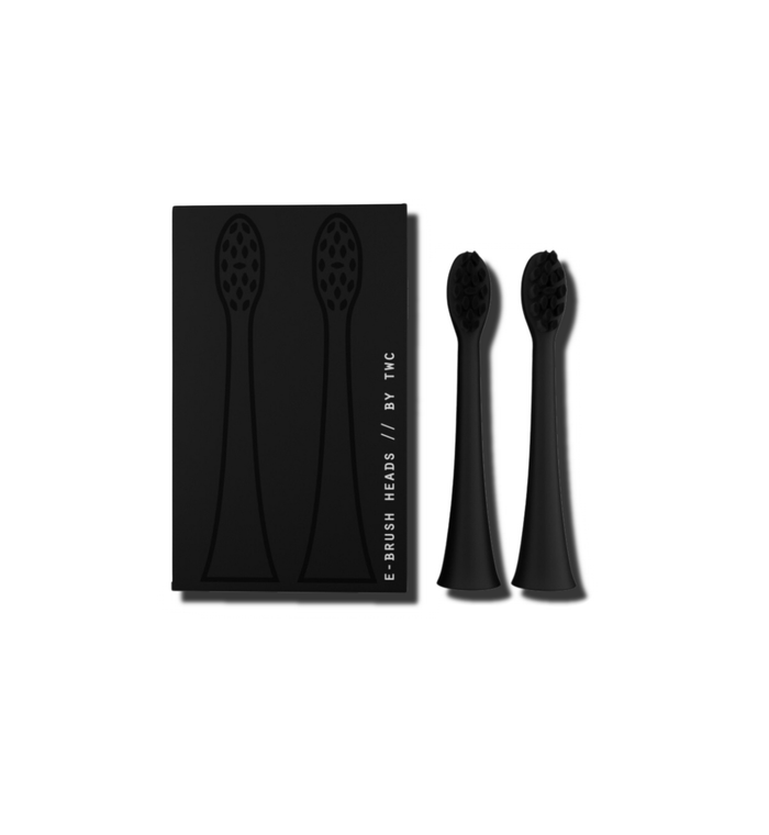 The Whitening Co Brush Heads Black 2 Pack