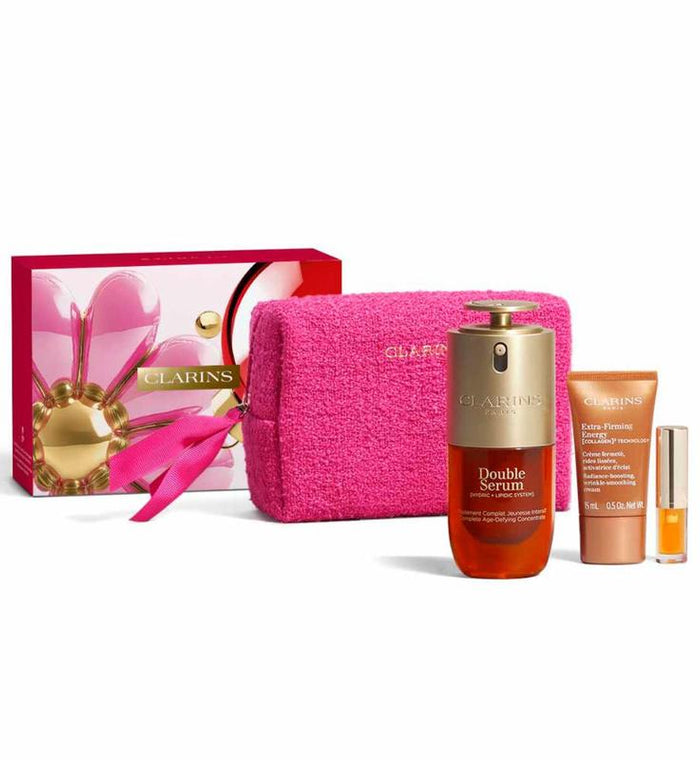 Clarins Double Serum & Extra-Firming Energy Holiday Collection 3 Piece by Life Pharmacy Orewa