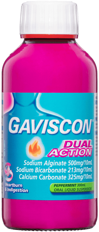 Gaviscon Dual Actn M/Berry 600Ml - Life Pharmacy Orewa