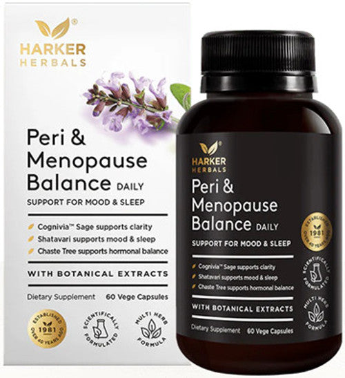 Harker Herbals Peri & Menopause Balance Capsules 60s