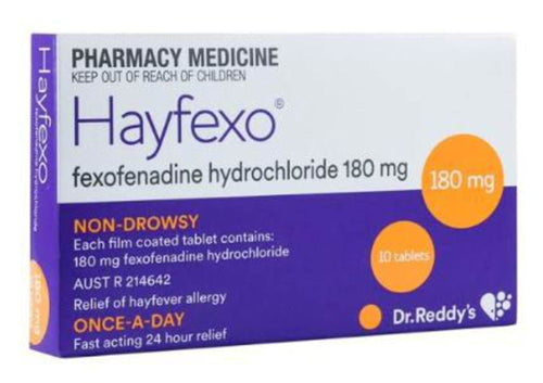 HAYFEXO 180MG 30 - Life Pharmacy Orewa