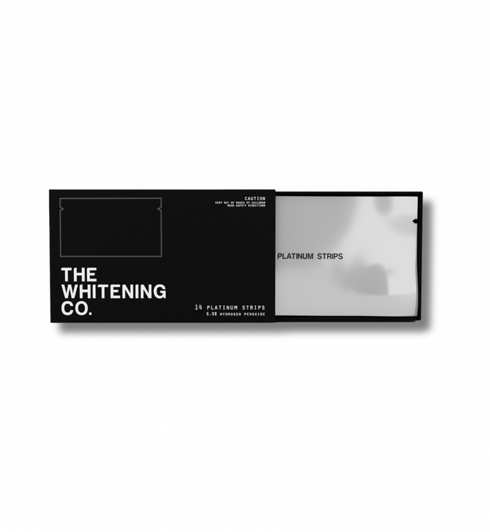 The Whitening Co Platinum Strips Mint 14'S