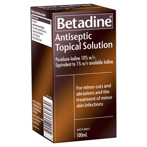 Betadine Antiseptic Topical Solution 100mL
