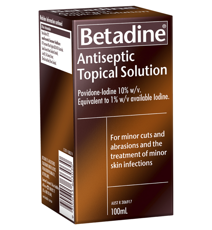 Betadine Antiseptic Topical Solution 100mL