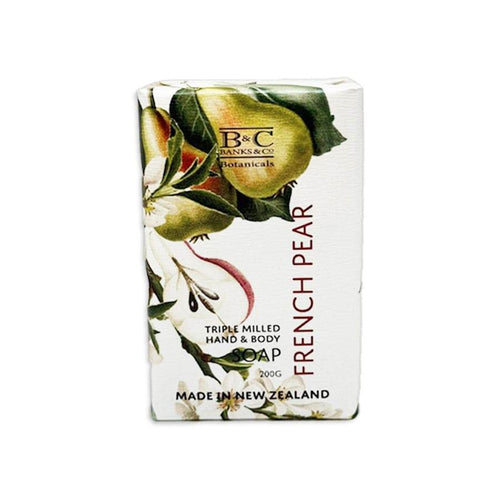 Banks & Co FRENCH PEAR SOAP 200GM - Life Pharmacy Orewa