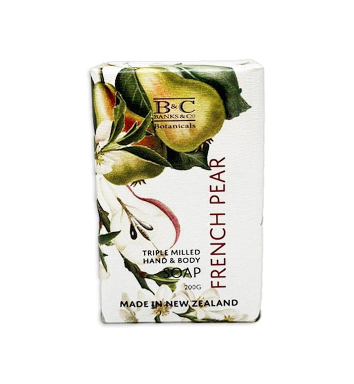 Banks & Co FRENCH PEAR SOAP 200GM - Life Pharmacy Orewa