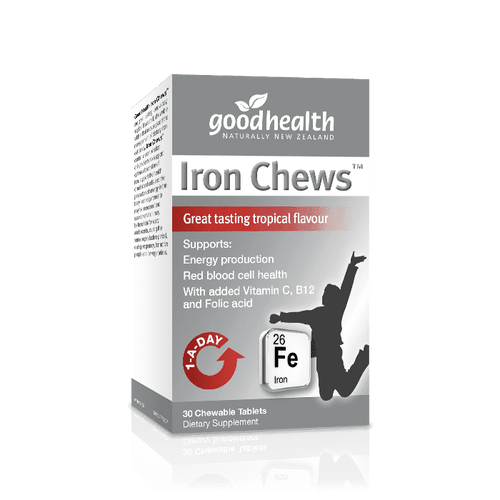 Good Health Nz Iron Chews 30 Tabs30 Tabs - Life Pharmacy Orewa