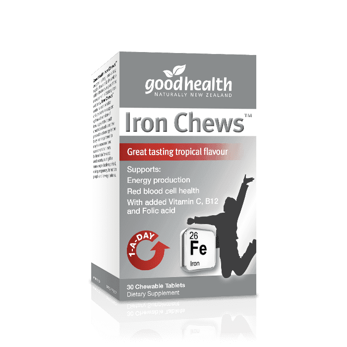 Good Health Nz Iron Chews 30 Tabs30 Tabs - Life Pharmacy Orewa