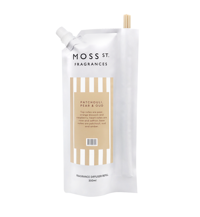 Moss St Candle Patchouli, Pear & Oud 100G by Life Pharmacy Orewa