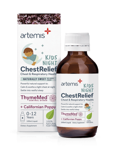 Artemis Kid Chest Relief Night Liq 100ml - Life Pharmacy Orewa