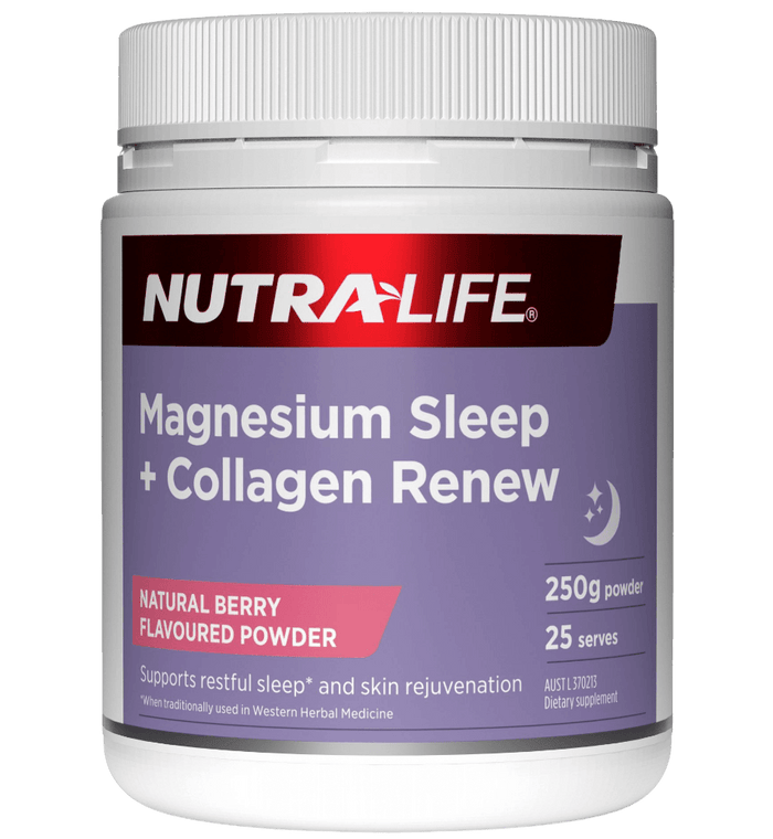 Nutralife Mag Sleep + Colgn Pwdr 250G - Life Pharmacy Orewa