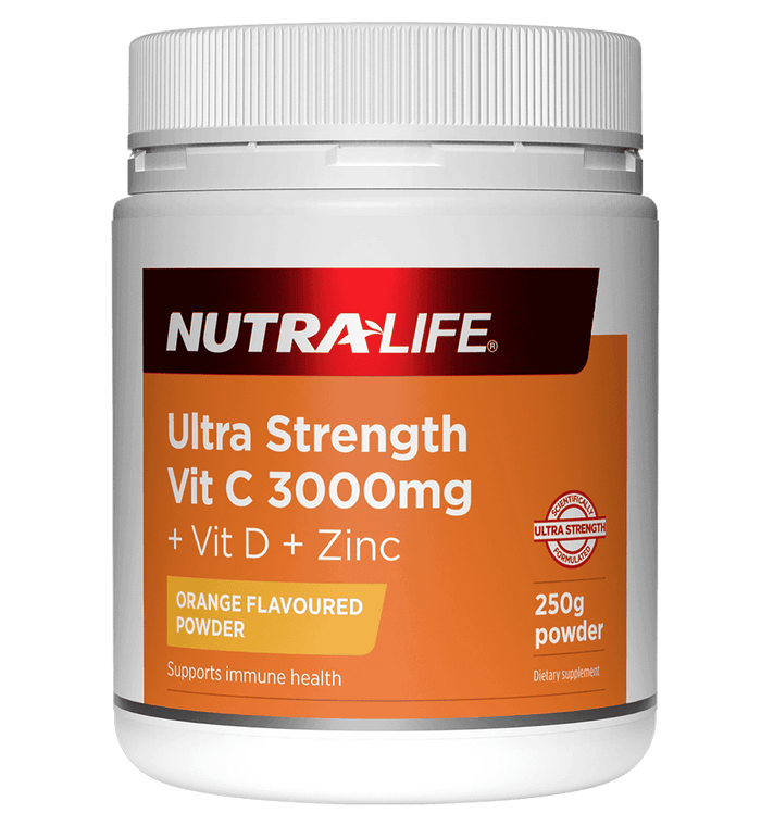 Nutralife Ultra Strength Vit C 3000Mg 250G - Life Pharmacy Orewa