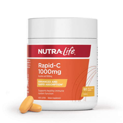 NutraLife Rapid-C 1000Mg 60 Tabs - Life Pharmacy Orewa