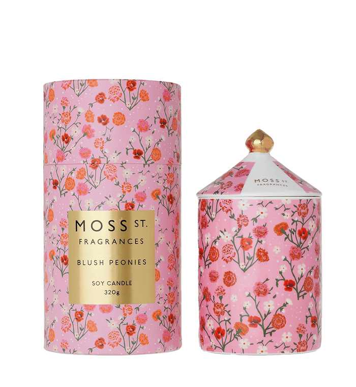Moss St 360G Candle Blush Peonies - Life Pharmacy Orewa
