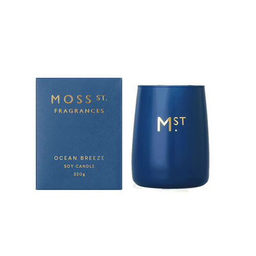 Moss St 320G Candle Ocean Breeze - Life Pharmacy Orewa