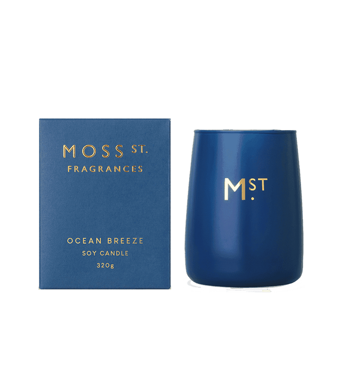 Moss St 320G Candle Ocean Breeze - Life Pharmacy Orewa