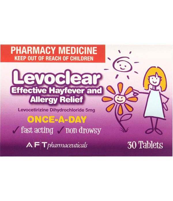Levoclear Tabs 5Mg 30 - Life Pharmacy Orewa