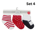 Boody Baby Socks Set of Three 0 to 3 Months Grey White Stripe - Life Pharmacy Orewa