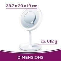 Beurer Illuminating Cosmetic Mirror BS45 - Life Pharmacy Orewa