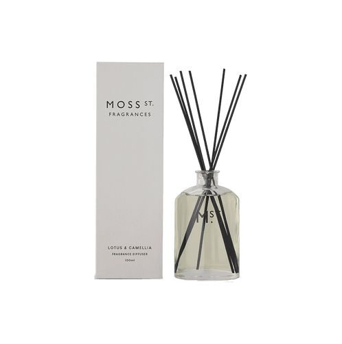 Moss St 100Ml Diffuser Camellia & White Lotus - Life Pharmacy Orewa