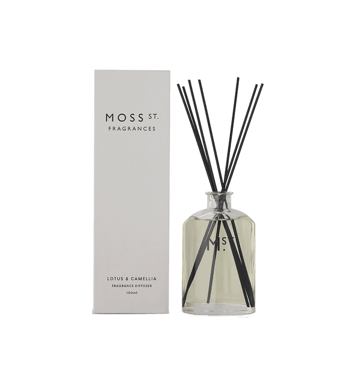 Moss St 100Ml Diffuser Camellia & White Lotus - Life Pharmacy Orewa