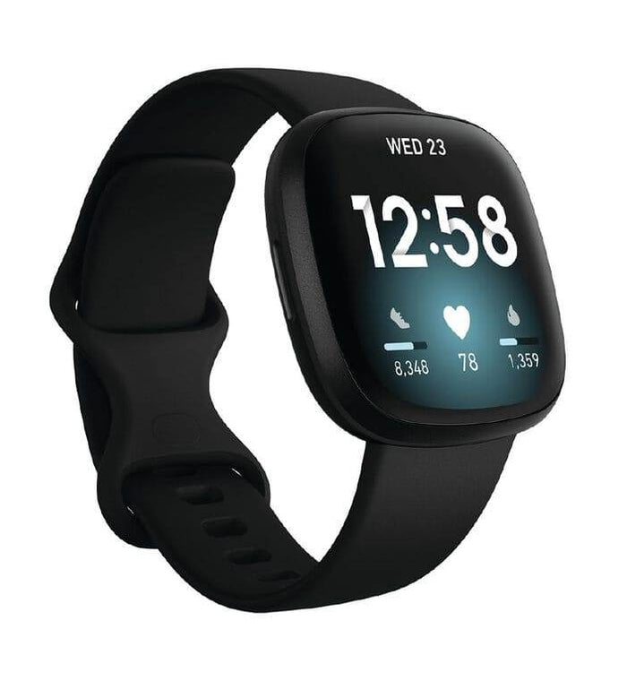 Fitbit Versa 3 Watch Black - Life Pharmacy Orewa