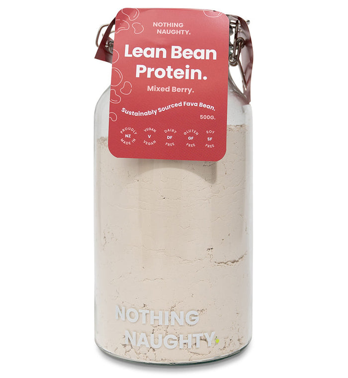 Nothing Naughty LEAN BEAN PROTEIN MIXED BERRY 500G