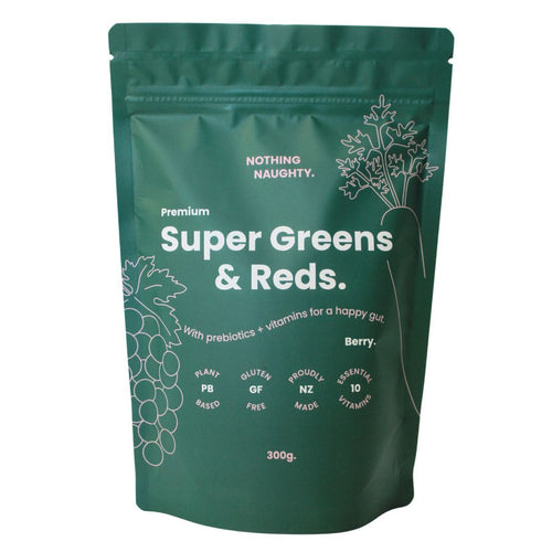Nothing Naughty Super Greens & Reds Berry 300gm