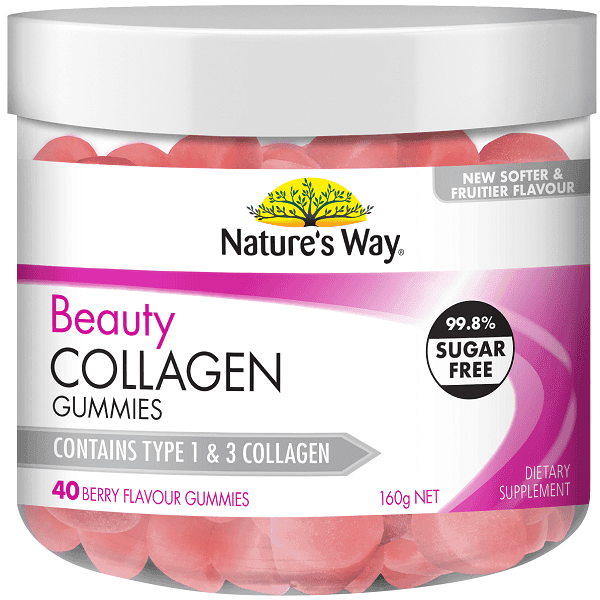 Natures Way Beauty Collagen Gummies 40 - Life Pharmacy Orewa