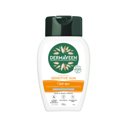 Dermaveen Sensitive Sun Spf50+ 250G - Life Pharmacy Orewa