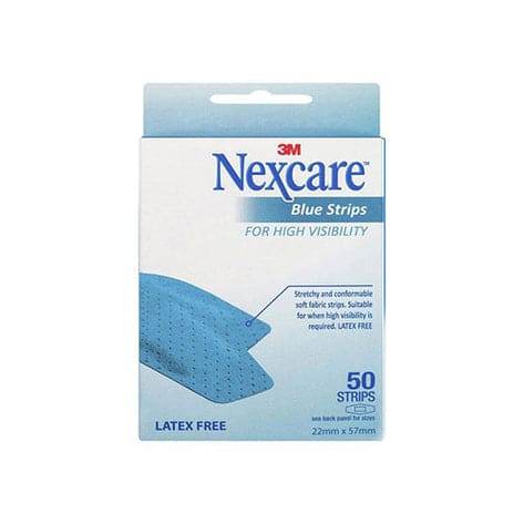 Nexcare Active Blue Strips 50 - Life Pharmacy Orewa
