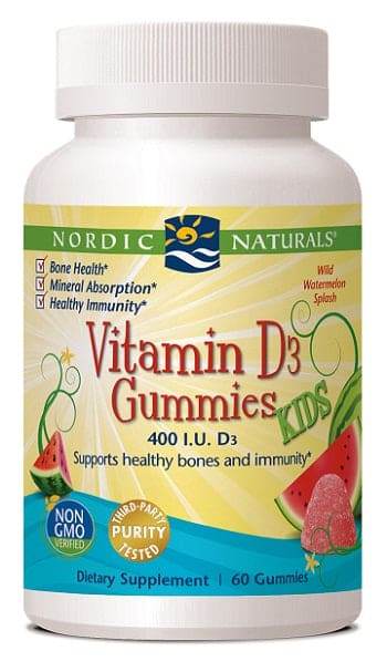 Nordic Naturals Vit D3 Gummies Kids 60 - Life Pharmacy Orewa