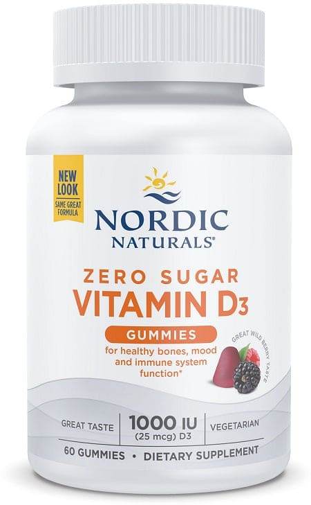 Nordic Naturals Vit D3 60 Gummies Zero Sugar - Life Pharmacy Orewa