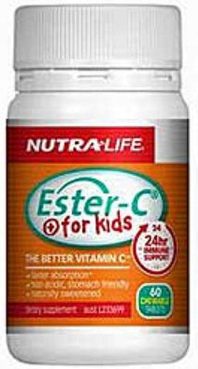 Nutralife Esterc For Kids 60 Chewable Tablets - Life Pharmacy Orewa
