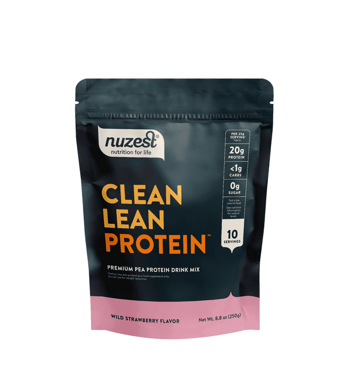 Nuzest Clean Lean Protein Wild Strawberry 250G - Life Pharmacy Orewa