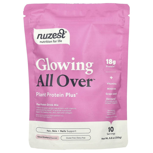 Nuzest Glo Pouch 250G Natural Strawberry - Life Pharmacy Orewa